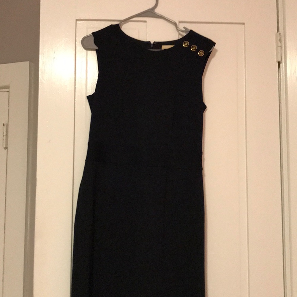 Navy banana republic dress